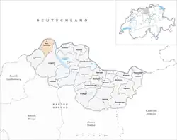 Kaart van de gemeente