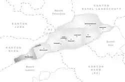 Kaart van de gemeente