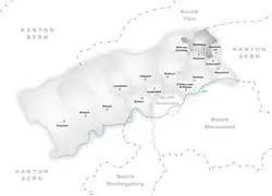 Kaart van de gemeente