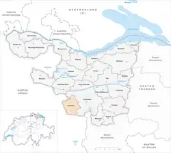 Kaart van de gemeente