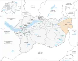 Kaart van de gemeente