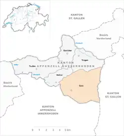 Kaart van de gemeente