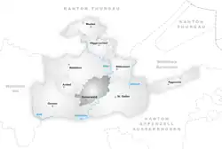 Kaart van de gemeente