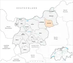 Kaart van de gemeente