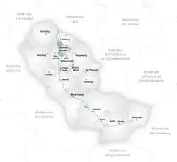 Kaart van de gemeente