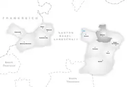 Kaart van de gemeente