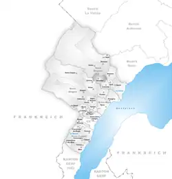 Kaart van de gemeente