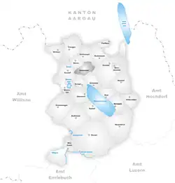 Kaart van de gemeente