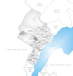 Kaart van de gemeente