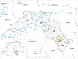 Kaart van de gemeente