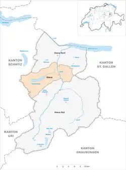 Kaart van de gemeente