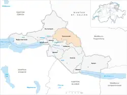 Kaart van de gemeente