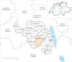 Kaart van de gemeente