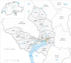 Kaart van de gemeente