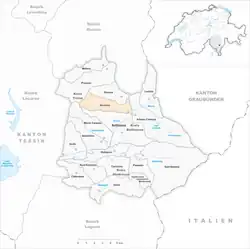 Kaart van de gemeente