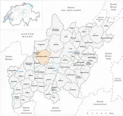 Kaart van de gemeente
