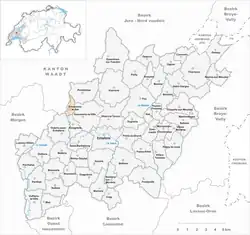 Kaart van de gemeente