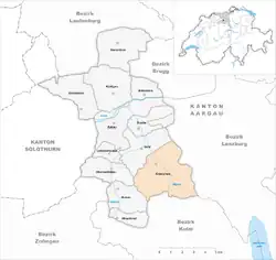 Kaart van de gemeente