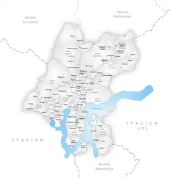 Kaart van de gemeente