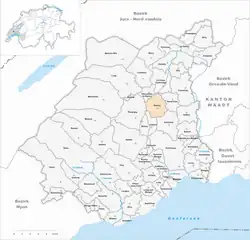 Kaart van de gemeente