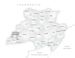 Kaart van de gemeente