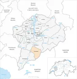 Kaart van de gemeente