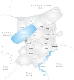 Kaart van de gemeente