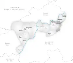 Kaart van de gemeente