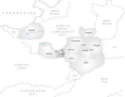 Kaart van de gemeente