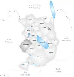 Kaart van de gemeente