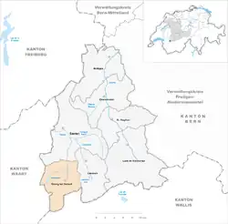 Kaart van de gemeente