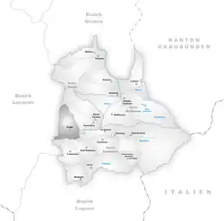 Kaart van de gemeente