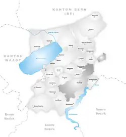 Kaart van de gemeente