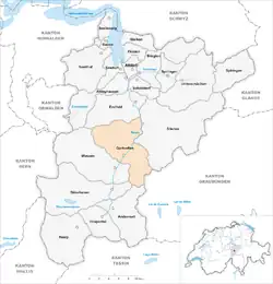 Kaart van de gemeente