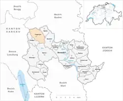 Kaart van de gemeente