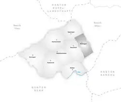 Kaart van de gemeente