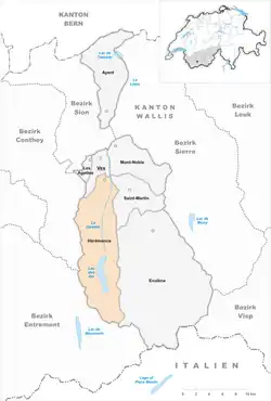 Kaart van de gemeente