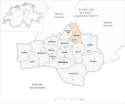 Kaart van de gemeente