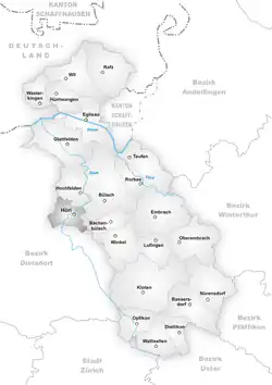 Kaart van de gemeente