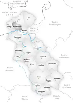 Kaart van de gemeente