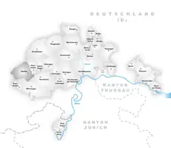 Kaart van de gemeente