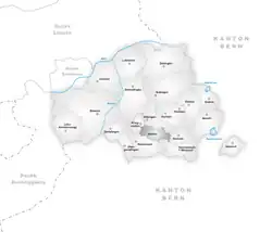 Kaart van de gemeente