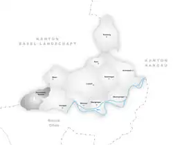 Kaart van de gemeente