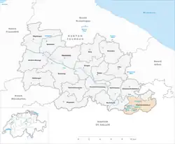 Kaart van de gemeente