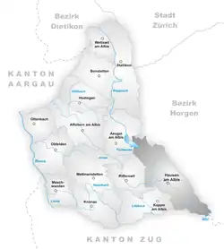 Kaart van de gemeente