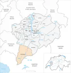 Kaart van de gemeente