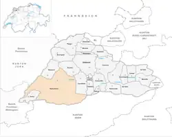 Kaart van de gemeente