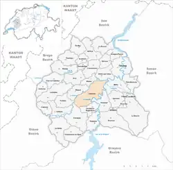 Kaart van de gemeente