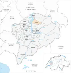 Kaart van de gemeente