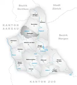 Kaart van de gemeente